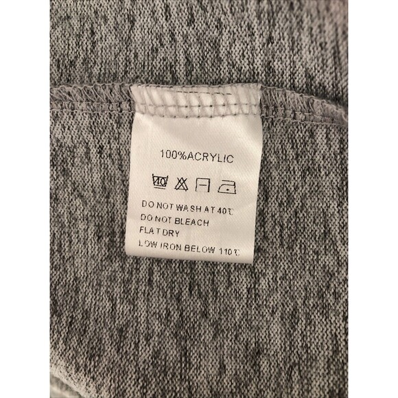 MAISON MASCALLIER HEATHER GRAY BUTTONED LONG CARIDGAN SIZE 2  EUC ADORABLE COZY - Picture 5 of 5